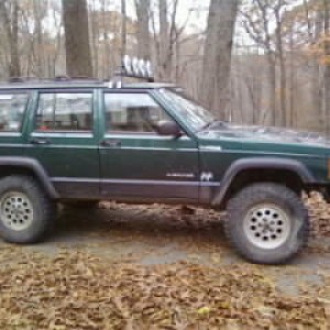 Right after putting 31's back on it... after a six-month period of rockin' stock tires with three inches.