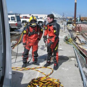 Drysuit diving in CA