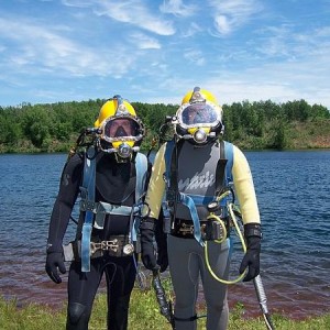 Wetsuit diving in MN