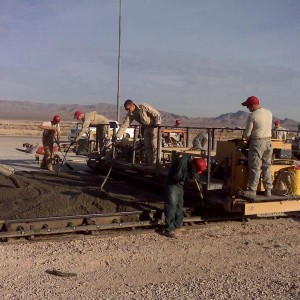 concrete pouring