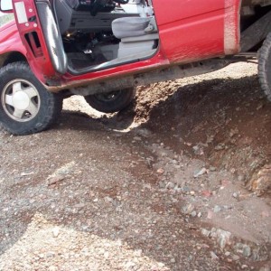 That is how you take a 3' rut