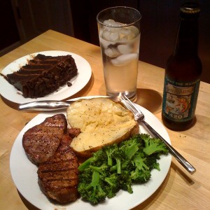 two steak dinner