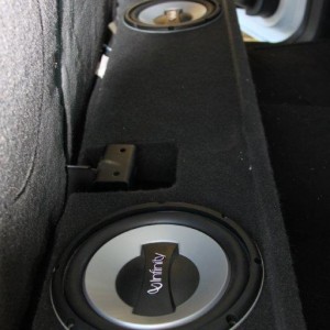two infinity 10" in custom sub box