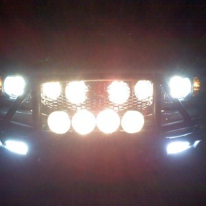 HIDs in the fogs...this summer they will be in my hellas too.