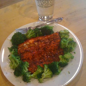 Salmon and Broccoli