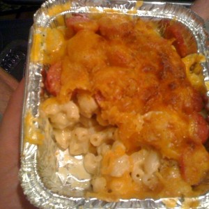 NYC Mac and Cheese with Hot Dogs