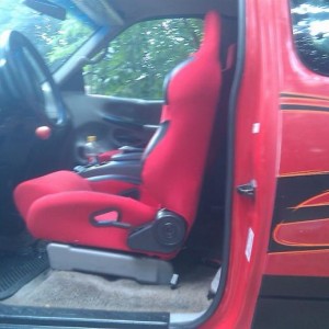 seats I picked up for 80 bucks at a yard sale lol
