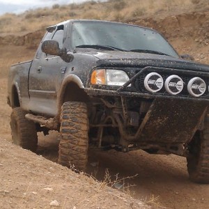 wheeling north of Las Vegas after a rain.